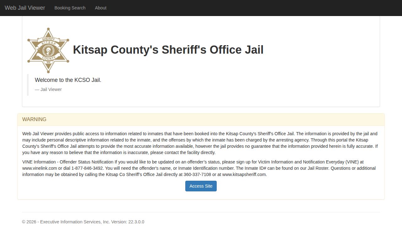 Kitsap County busted booking Web Jail Viewer